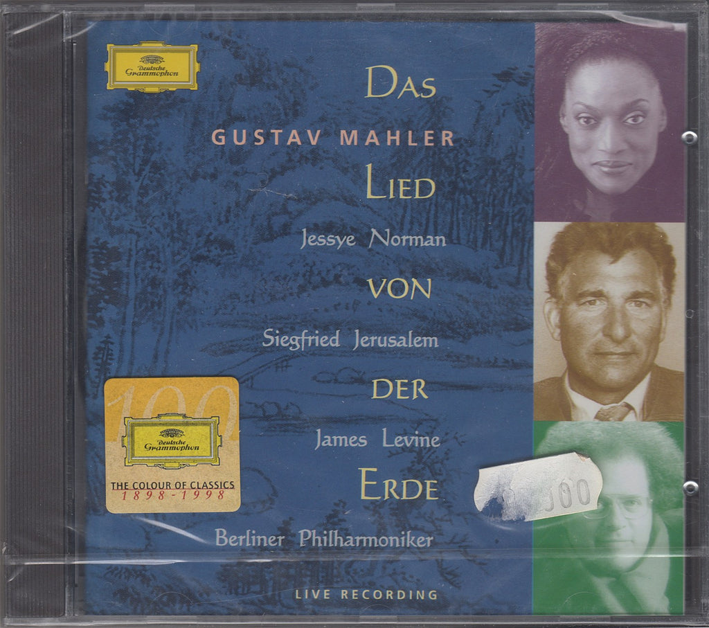 CD - Levine/BPO: Mahler Das Lied Von Der Erde - DG 439 948-2 (sealed)