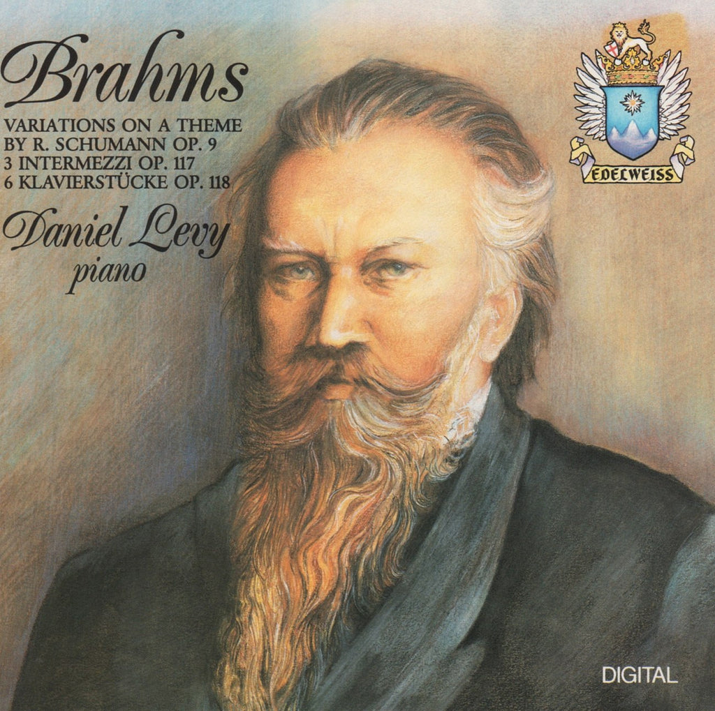 CD - Daniel Levy: Brahms Schumann Variations Op. 9 - Edelweiss ED 1001 (DDD)