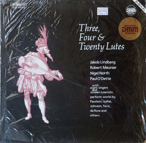 Three, Four & Twenty Lutes: Lindberg, et al - BIS LP-341 (sealed, cut-out)