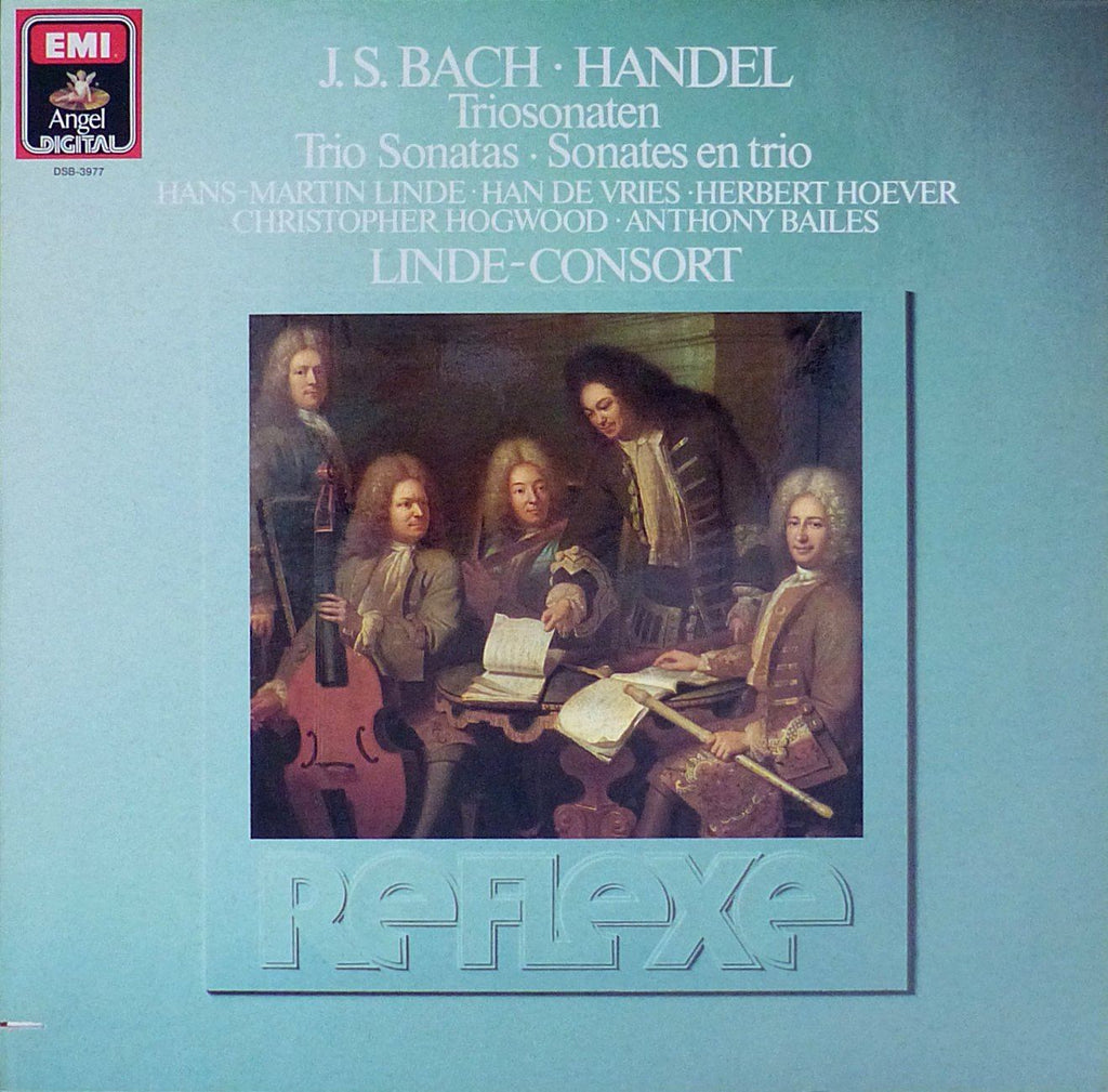 Linde-Consort: Bach & Handel Trio Sonatas - Angel-EMI DSB-3977 (2LP set)