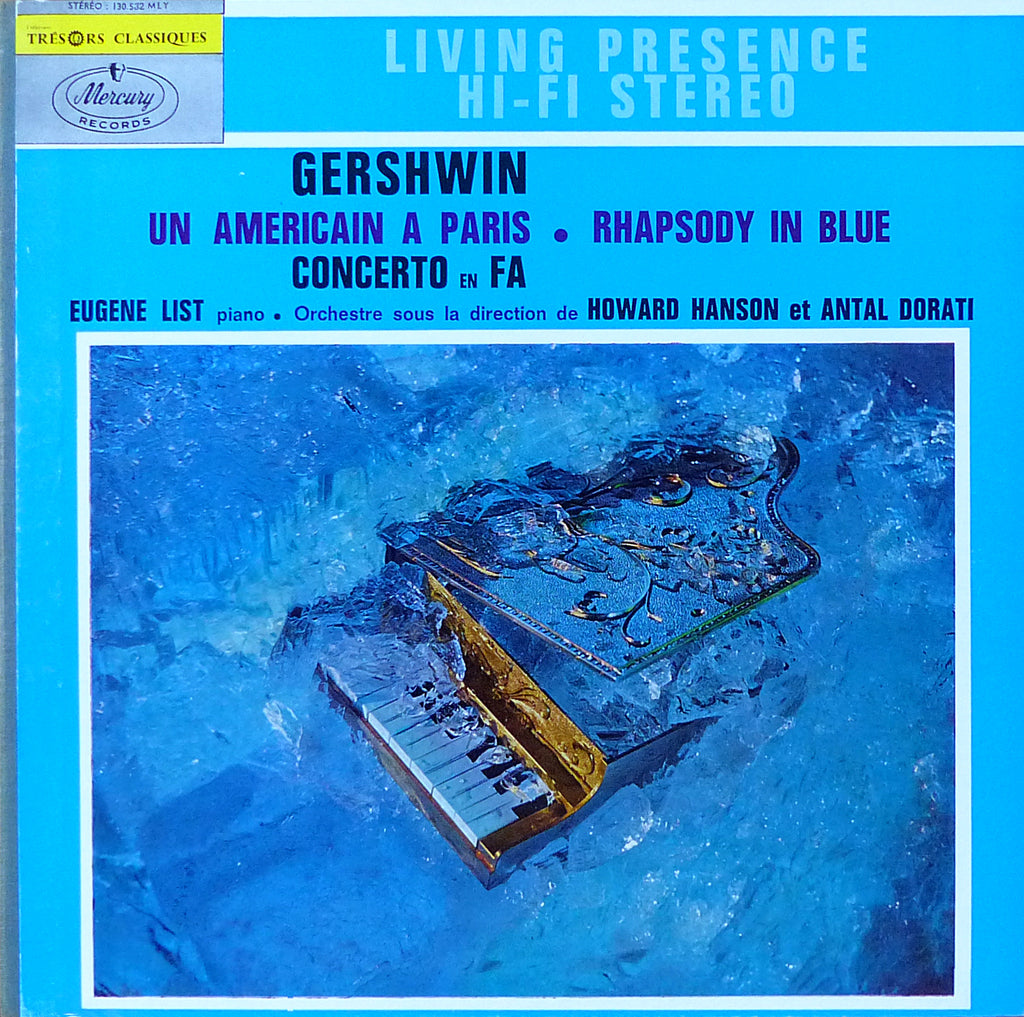 List: Gershwin Rhapsody in Blue + Concerto in F - Mercury 130.532 MLY