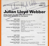 Lloyd Webber: cello recital (early recording, autographed) - All About Music ABK 17