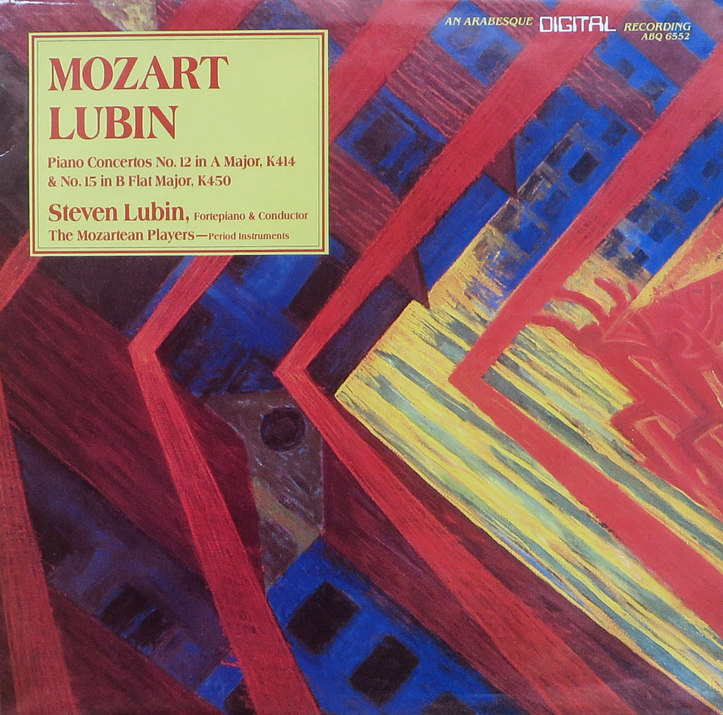 Lubin: Mozart Piano Concertos No. 12 & 15 - Arabesque ABQ 6552