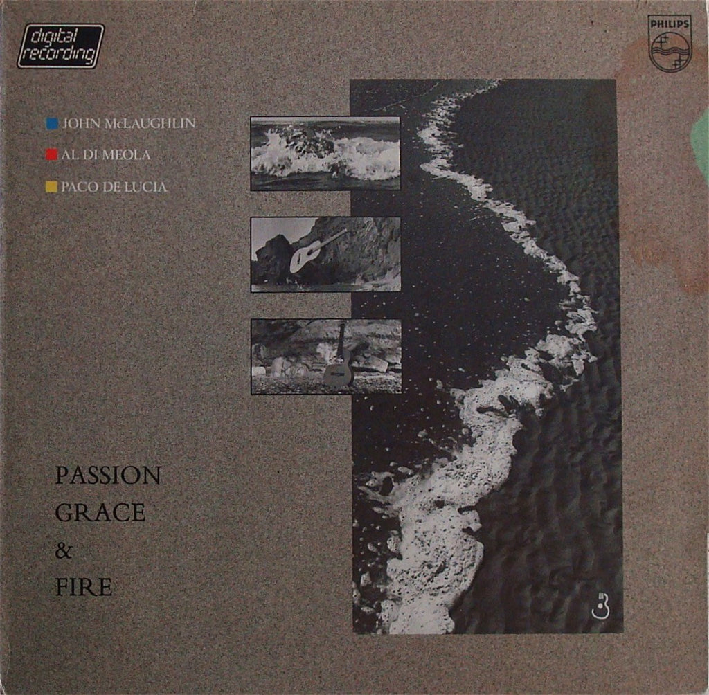 LP - McLaughlin/di Meola/de Lucia: Passion, Grace & Fire - Philips 811 334-1 (DDD)