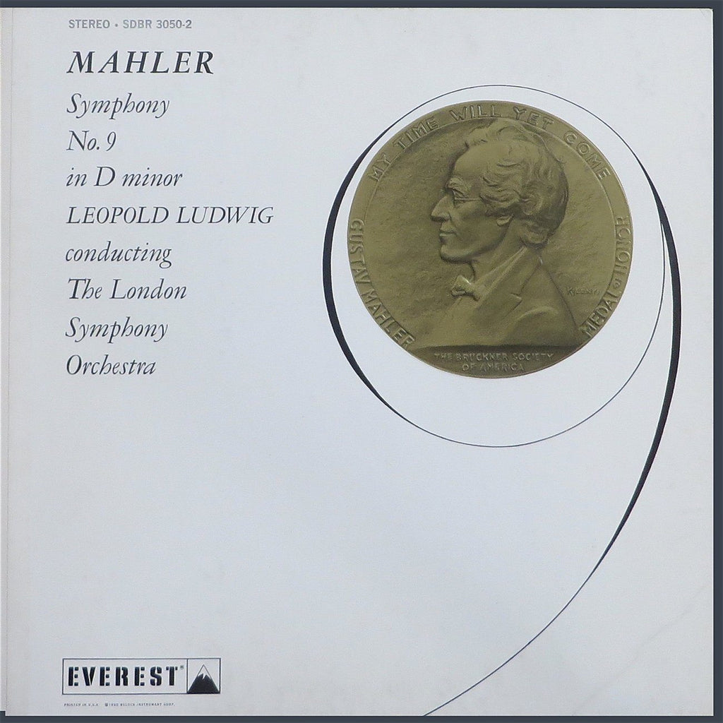 Ludwig/LSO: Mahler Symphony No. 9 - Everest SDBR 3050-2 (2LP box set)