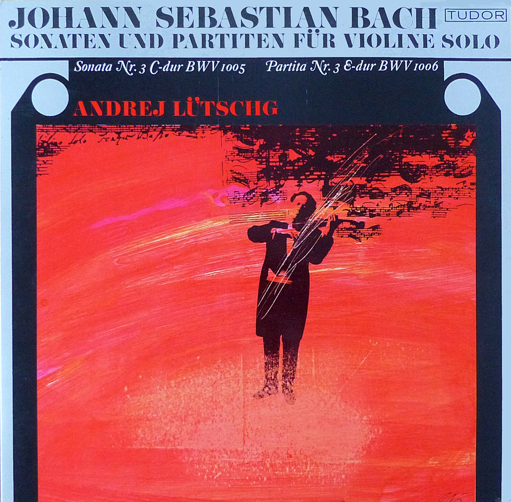 Lütschg: Bach Sonata 3 + Partita 3 for Solo Violin - Tudor 73011
