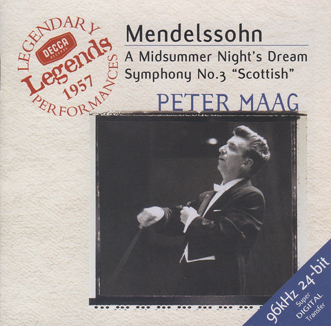 Maag: Midsummer Night's Dream + Scottish Symphony - Decca 466 990-2