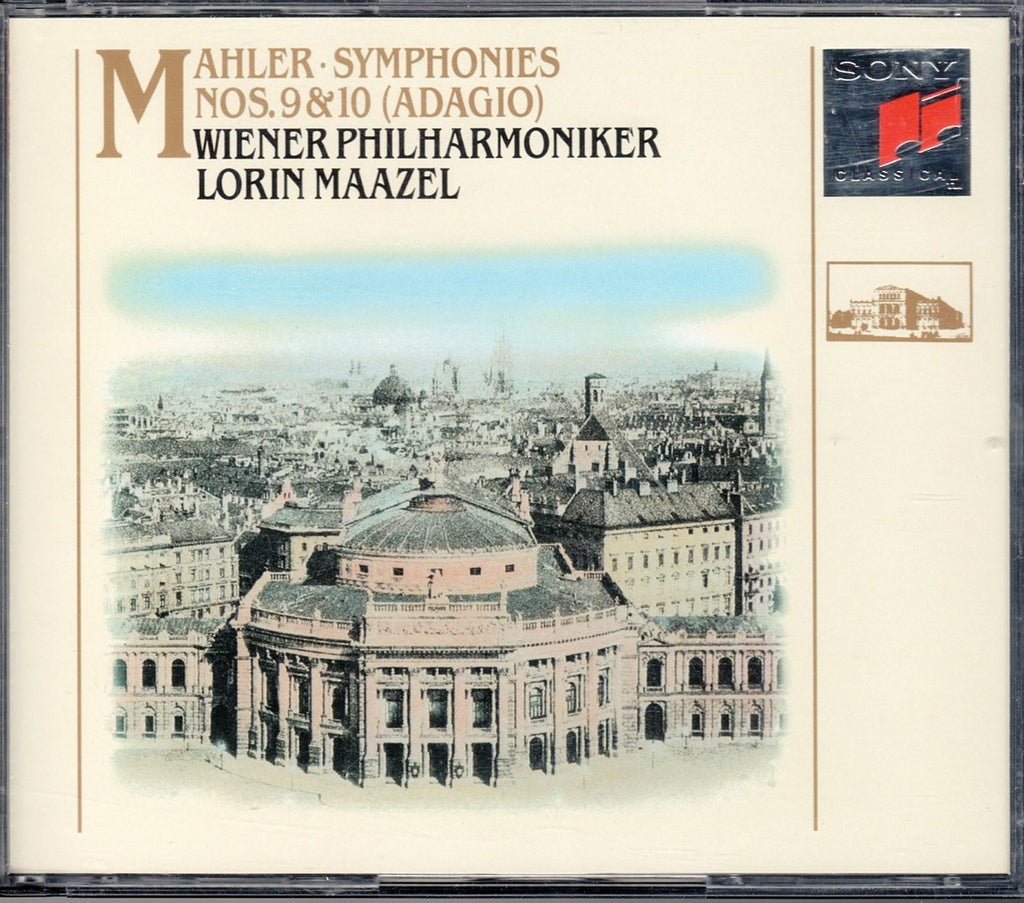 CD - Maazel/VPO: Mahler Symphonies Nos. 9 & 10 (Adagio) - Sony S2K 39721 (DDD) (2CD Set)