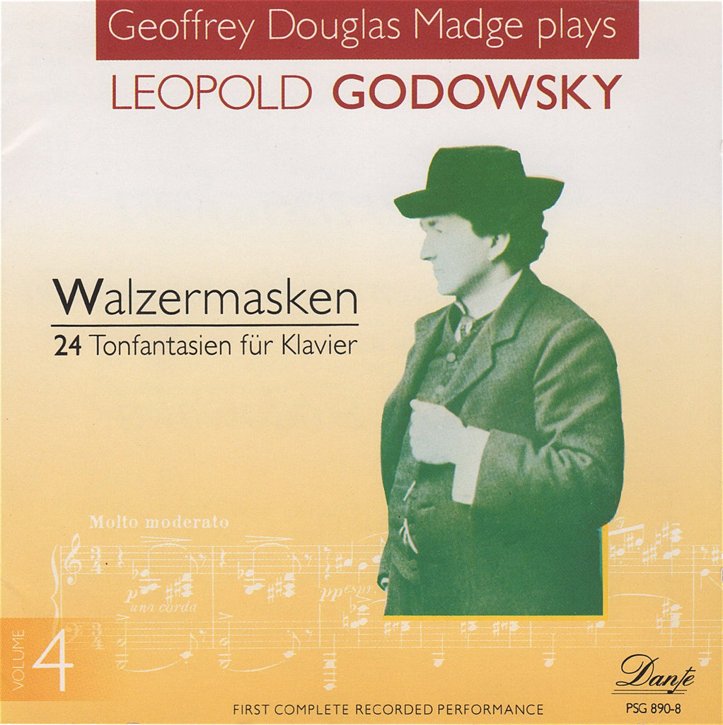 CD - Madge: Godowsky 24 Tonfantasien Fur Klavier - Dante PSG -890-8 (DDD)