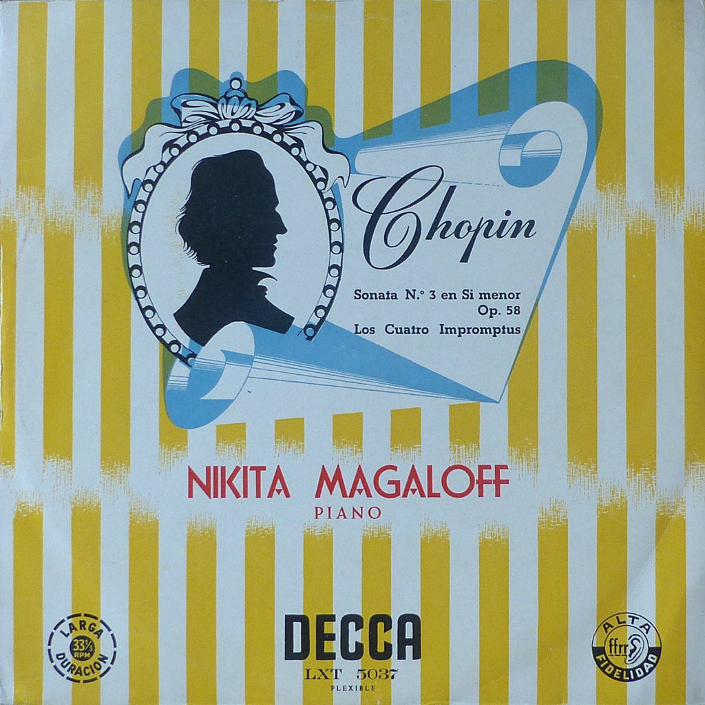 Magaloff: Chopin Piano Sonata No. 3 + 4 Impromptus - Decca LXT 5037