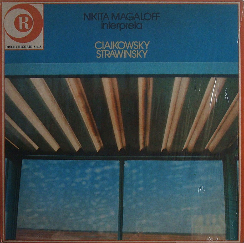LP - Magaloff: Tchaikovsky Piano Sonata Op. 37 + Stravinsky 4 Etudes - Ricordi RCL 27024