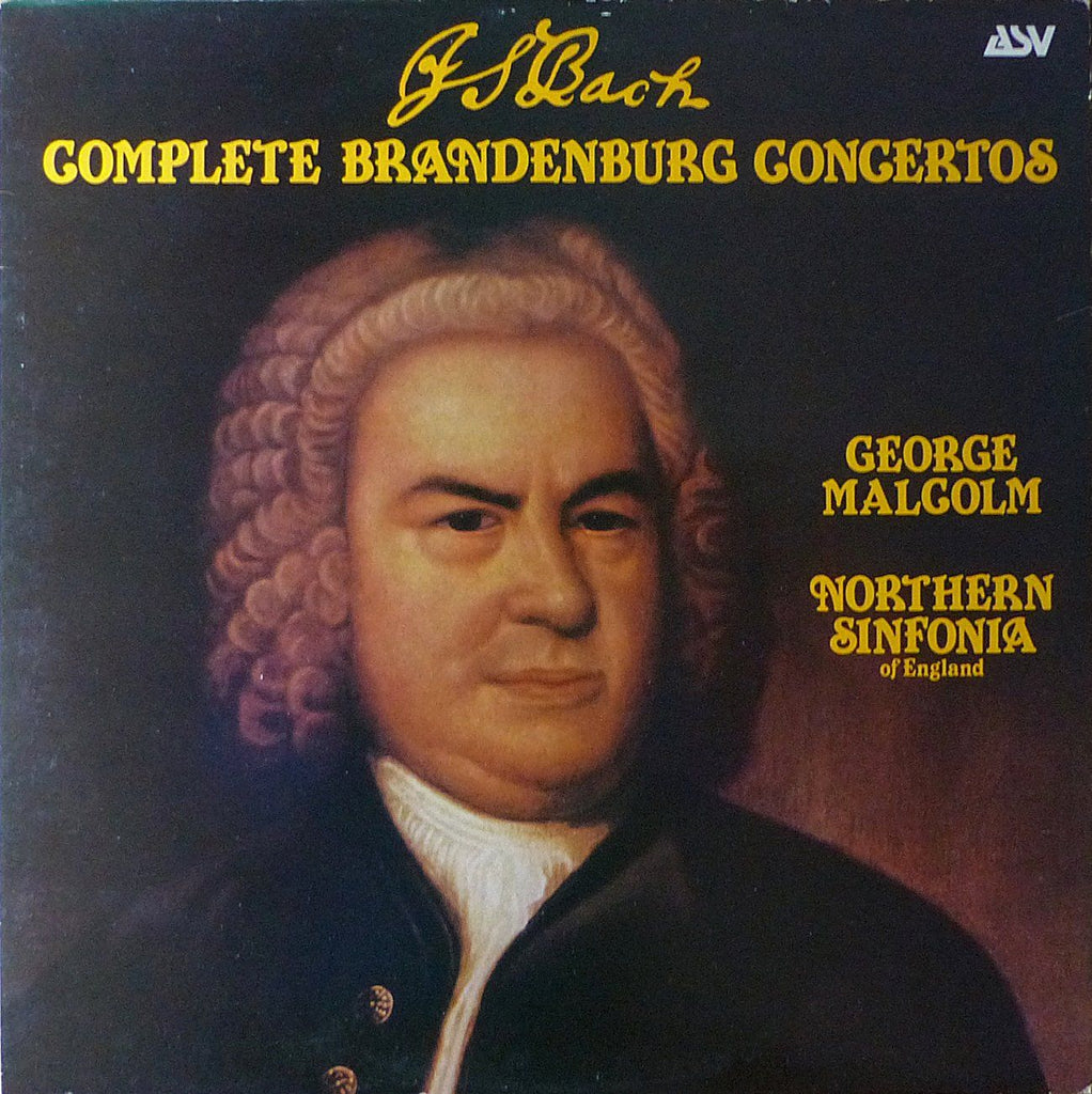 Malcolm: Bach 6 Brandenburg Concertos - ASV ACD 252 (2LP set)