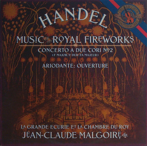 LP - Malgoire: Handel Royal Fireworks Music, Etc. - CBS Masterworks M 42123