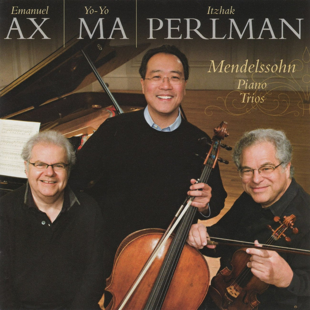 CD - Perlman/Ma/Ax: Mendelssohn Piano Trios Nos. 1 & 2 - Sony 88697 52192 2 (DDD)