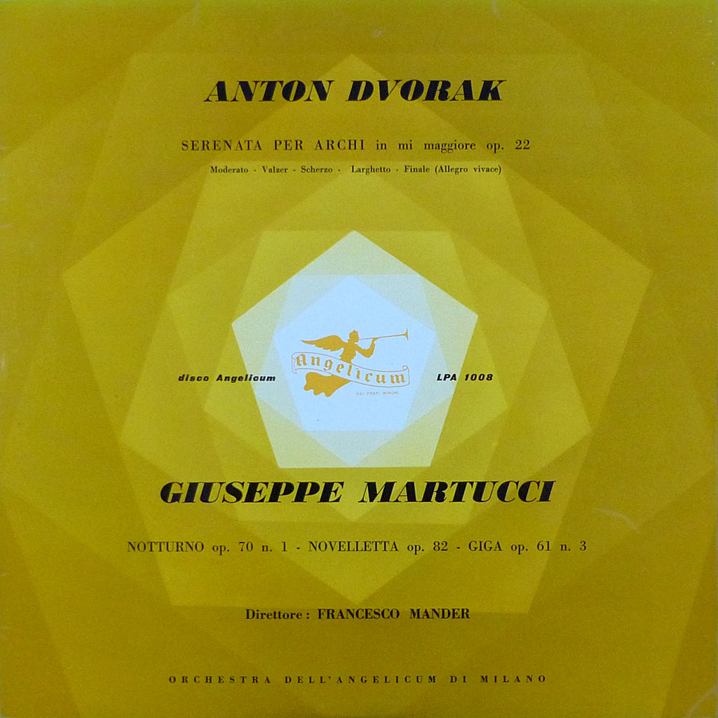 Mander: Dvorak & Martucci String Serenades - Angelicum LPA 1008