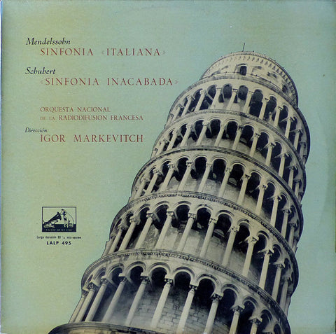 Markevitch: Italian & Unfinished Syms - La Voz de su Amo LALP 495