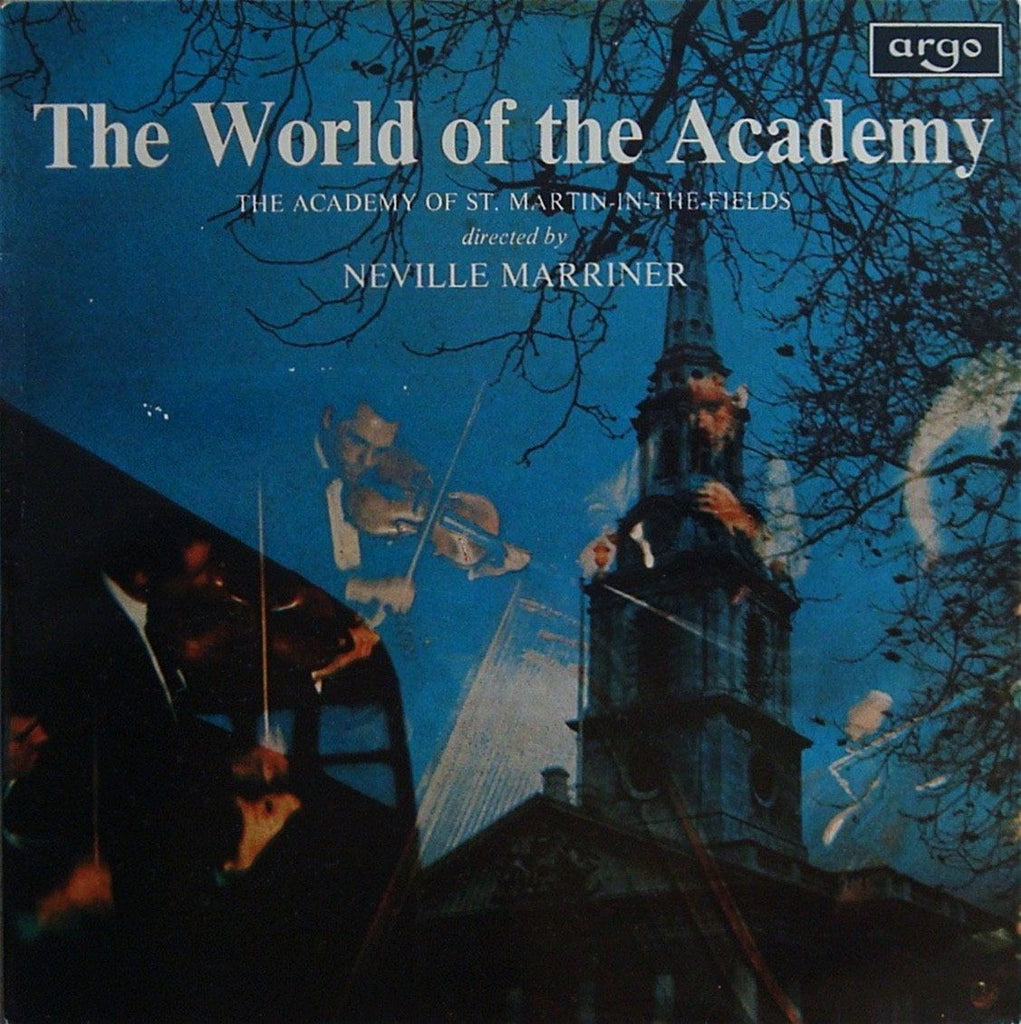 LP - Marriner: The World Of The Academy  (Handel, Mozart, Rossini, Etc.) - Argo APA-A 101
