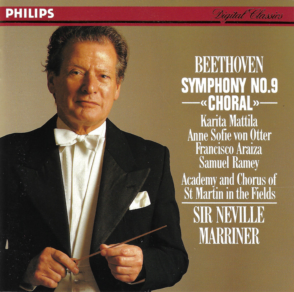 Marriner: Beethoven Symphony No. 9 - Philips 426 252-2