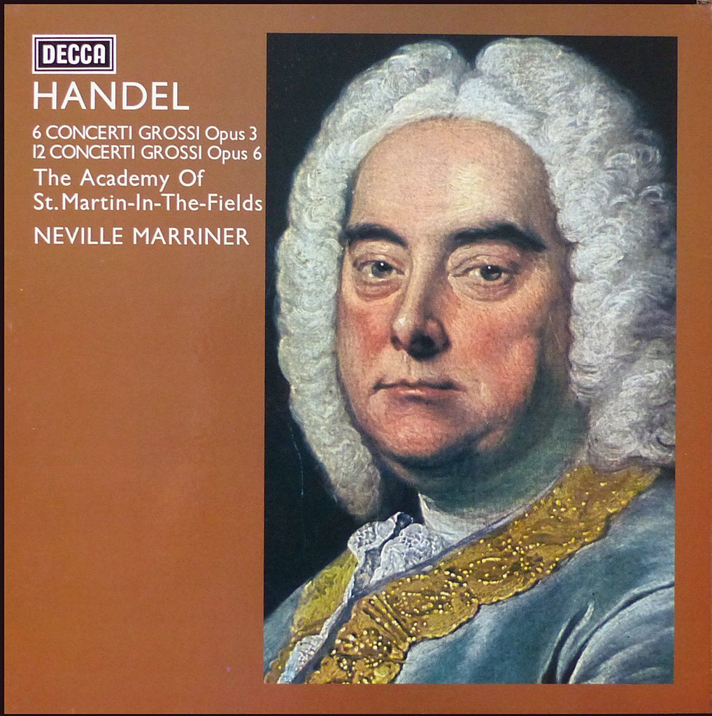 Marriner: Handel Concerti Grossi Opp. 3 & 6 - Decca SDDB 294-7 (4LP box set)