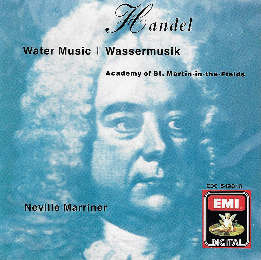 Marriner/ASMF: Handel Water Music Suites Nos. 1-3 - EMI CDC 549810