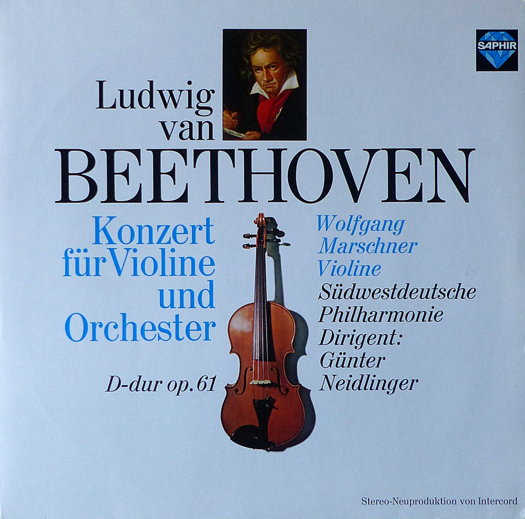 Marschner: Beethoven Violin Concerto Op. 61 - Saphir INT 120.811
