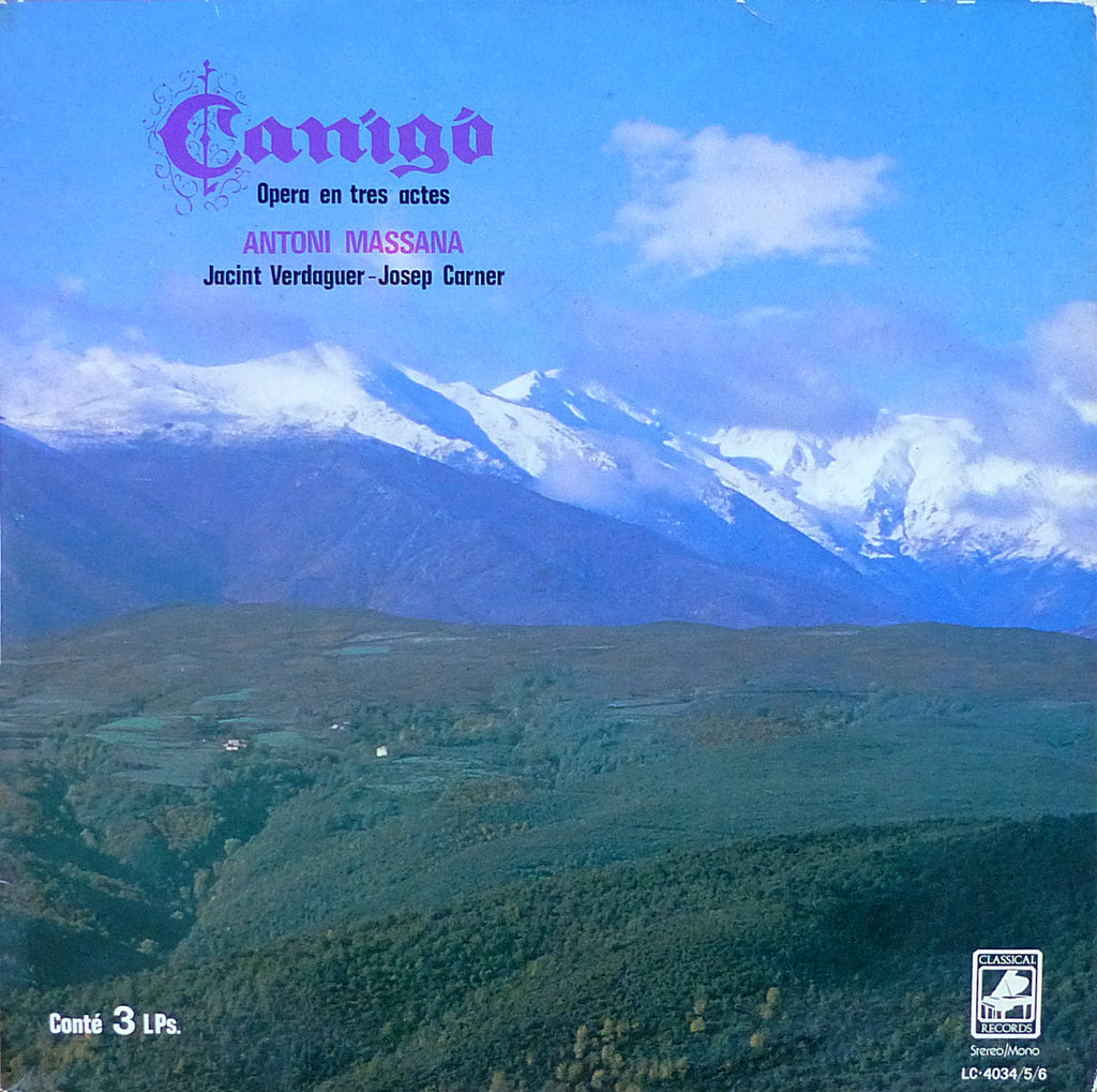 Colomer: Massana Canigó - Classical Records LC-4034/5/6 (3LP set)