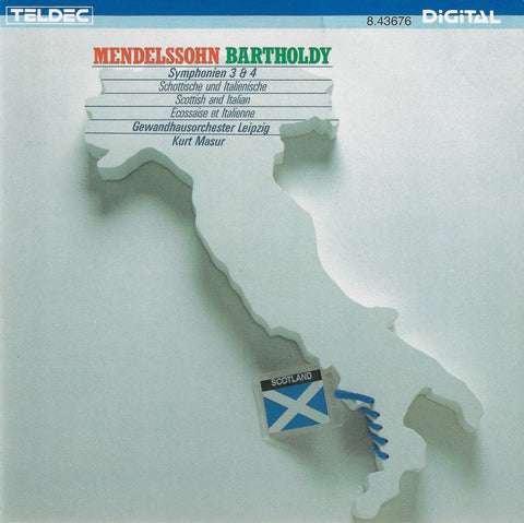 Masur: Mendelssohn Scottish & Italian Symphonies - Teldec 8.43676