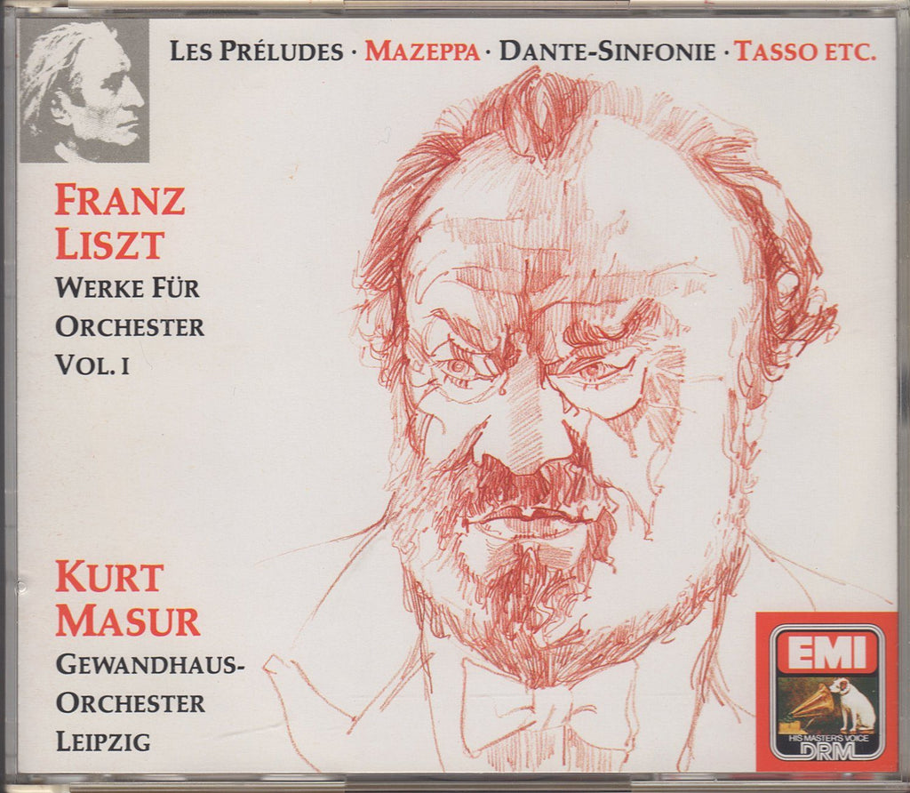Masur: Liszt Works for Orchestra Vol. I - EMI CZS 25 2301 2 (3CD set)