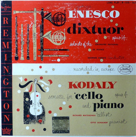 Matuschka: Kodaly Cello Sonata + Enescu Dixtuor - Remington R-199-107
