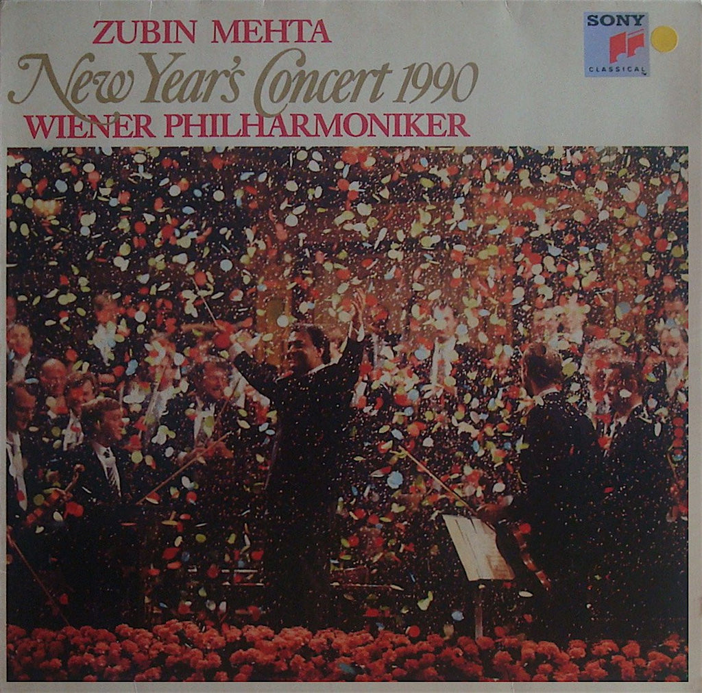 LP - Mehta/VPO: New Year's Concert 1990 - Sony Classical S 45808 (DDD)