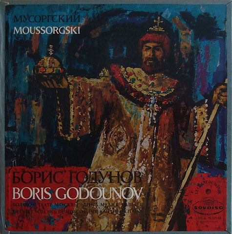 LP - Melik-Pashayev: Boris Godounov - Le Chant Du Monde LDX A 78.315/18 (4LP Box)