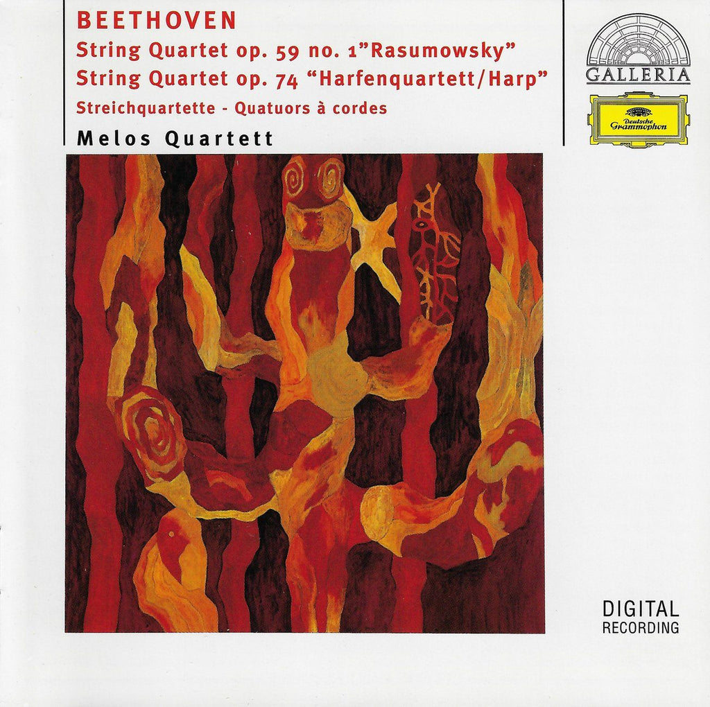 Melos Quartet: Beethoven SQs Op. 59 No. 1 & Op. 74 - DG 459 293-2