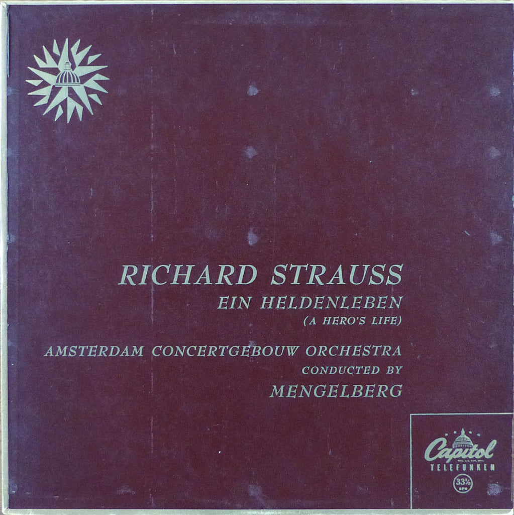 Mengelberg/Concertgebouw: Ein Heldenleben - Capitol P 8013