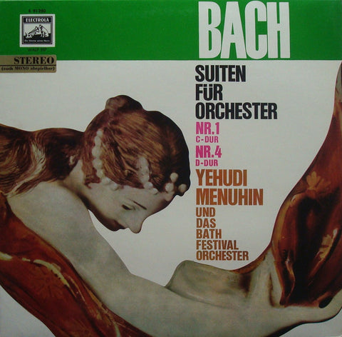 LP - Menuhin/Bath FO: Bach Suites Nos. 1 & 4 - Electrola SME 91250 (w/g), Lovely Copy