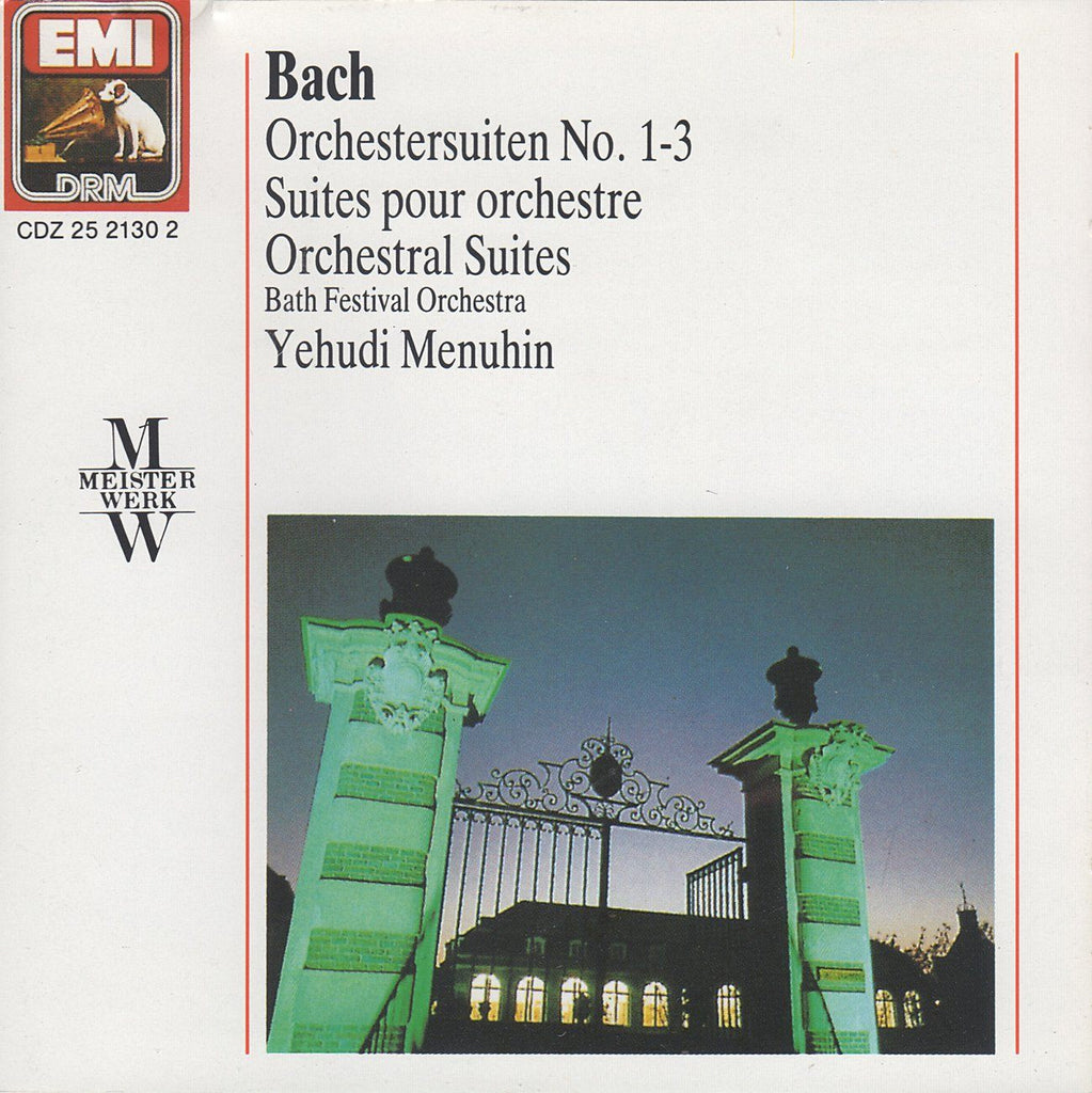 Menuhin: Bach Orchestral Suites Nos. 1-3: EMI CDZ 25 2130 2