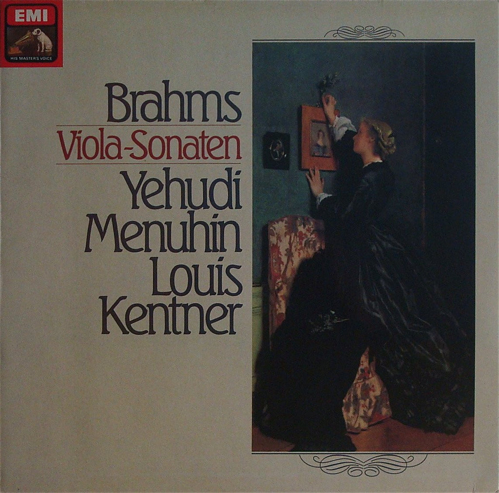 LP - Menuhin/Kentner: Brahms Viola Sonatas 1 & 2 - EMI 1C 065-03 954