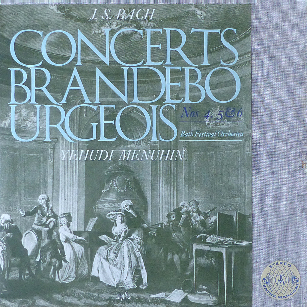 Menuhin: Brandenburg Concerti Nos. 4-6 - La Voix de son Maitre ASDF 130.512