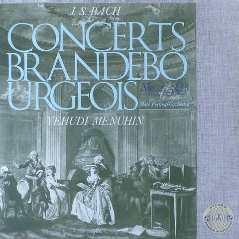 Menuhin: Brandenburg Concerti Nos. 4-6 - La Voix de son Maitre ASDF 130.512