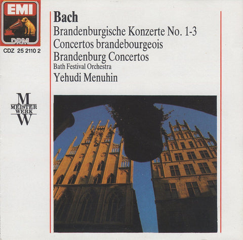 Menuhin: Bach Brandenburg Concertos Nos. 1-3: EMI CDZ 25 2110 2