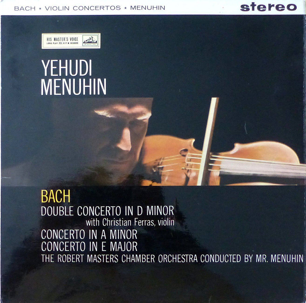 Menuhin/Ferras: Bach Violin Concertos BWV 1041-1043 - HMV ASD 346