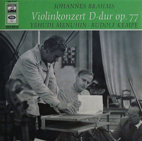 Menuhin/Kempe: Brahms Violin Concerto Op. 77 (rec. 1957) - Electrola SME 90017