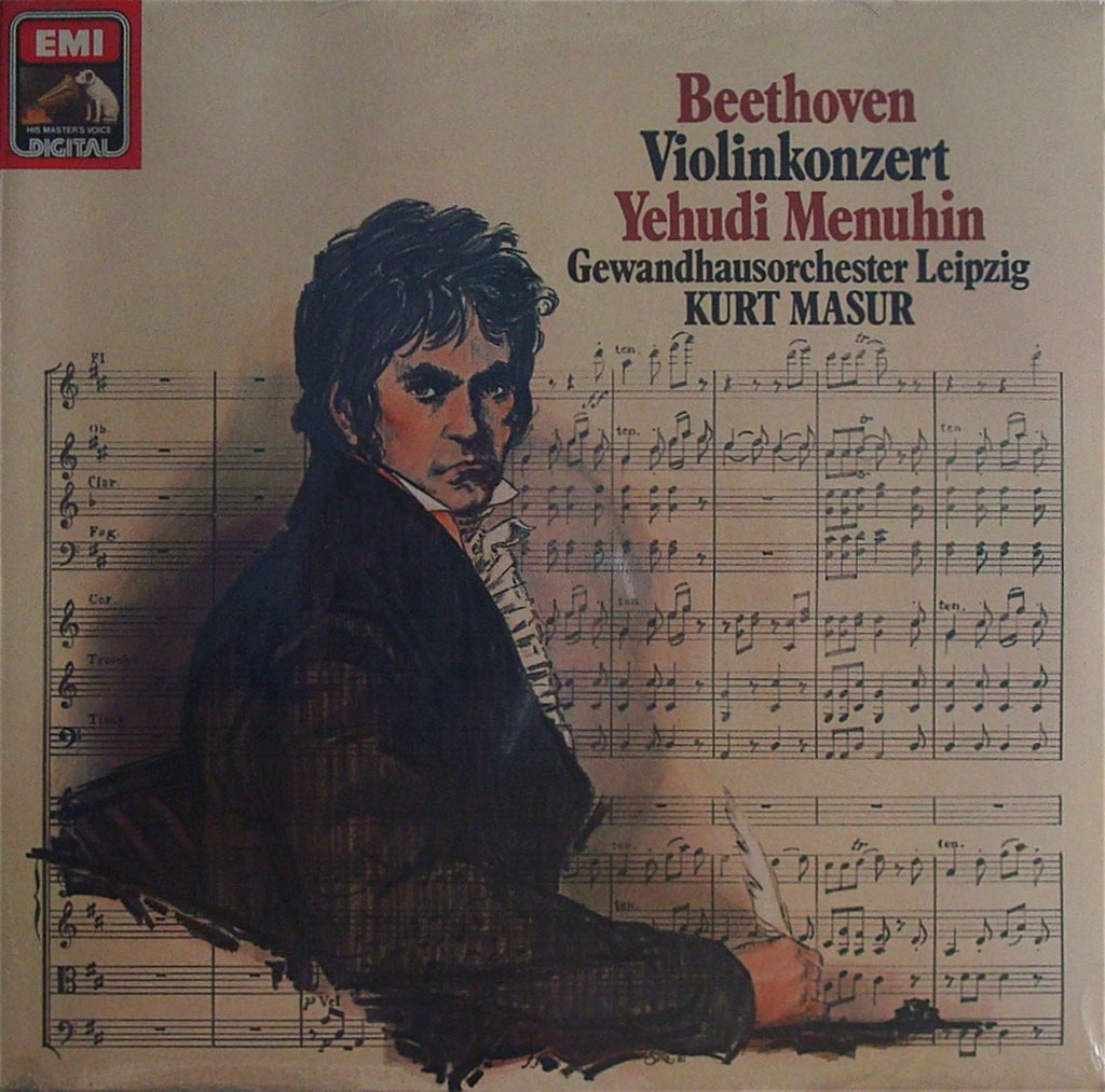 LP - Menuhin/Masur: Beethoven Violin Concerto - EMI 067-43 274 (sealed)