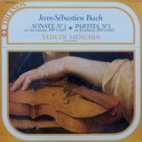 Menuhin: Bach Sonatas & Partitas for Solo Violin - Trianon TRI 33 100/2 (3 LPs)