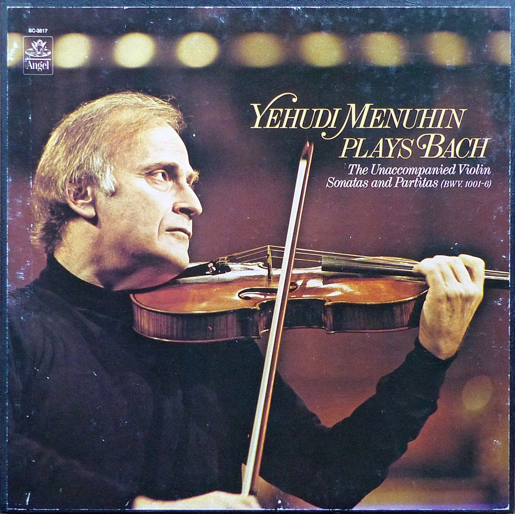 Menuhin: Bach Solo Violin Sonatas & Partitas - Angel SC-3817 (3LP box set)