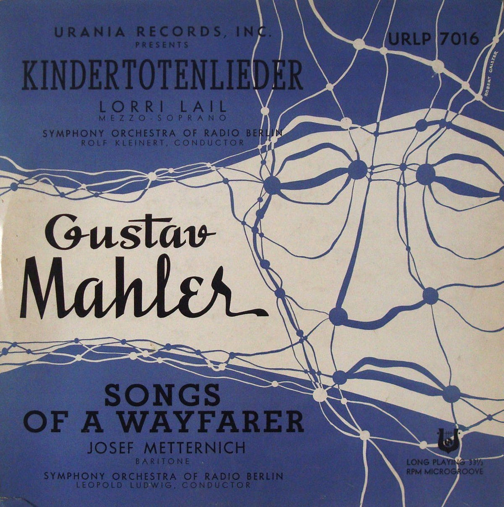 Metternich & Lail: Mahler Song Cycles - Urania URLP 7016