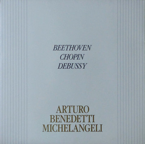 Michelangeli: live recordings - Maison Blanche MBL 1005/7 (3LP box set)