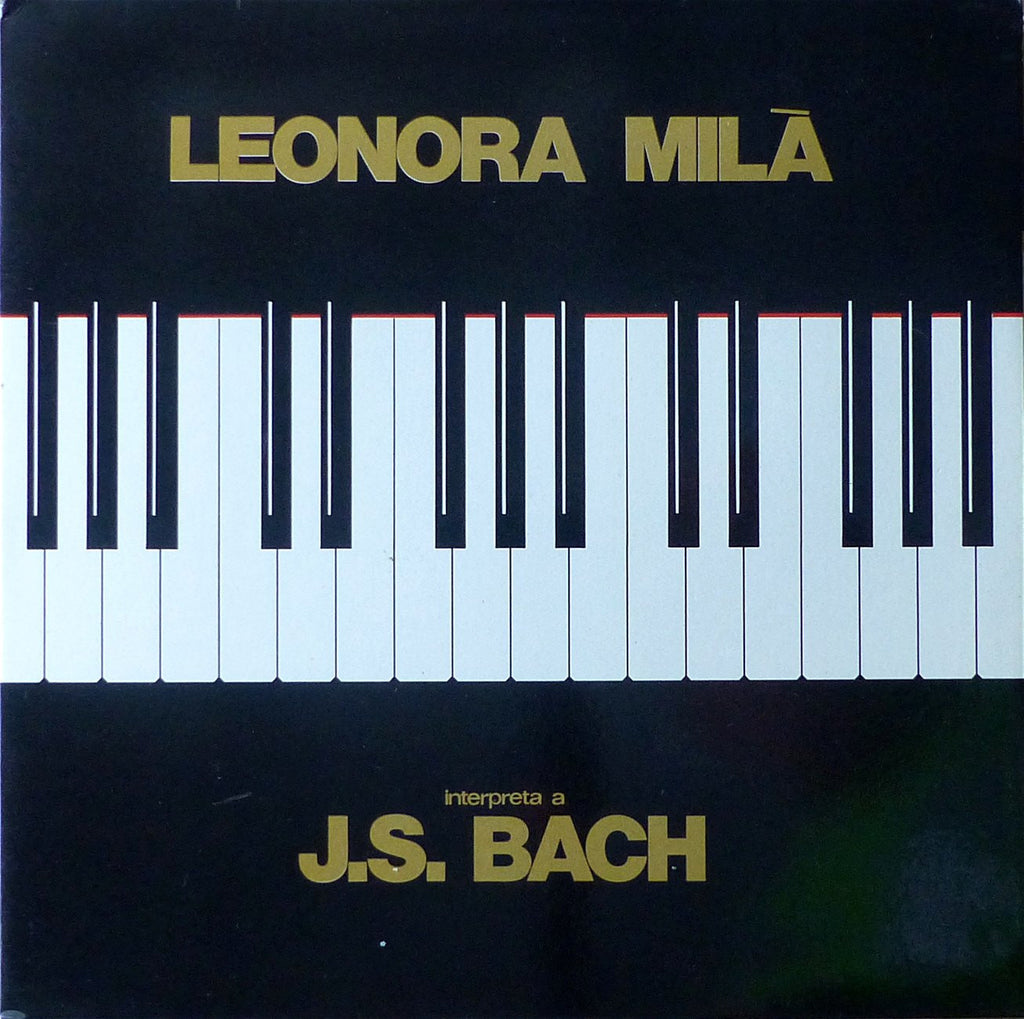 LP - Leonora Milà: Bach Partitas BWV 825 & 826, Etc. - Avui/Carclare 77-AU8