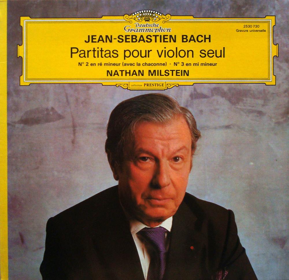 Milstein: Bach Partitas for Solo Violin Nos. 2 & 3 - DG 2530 730 (LP VG only)