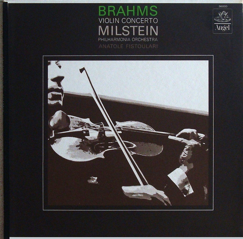 Milstein/Fistoulari: Brahms Violin Concerto Op. 77 (rec. 1960) - Angel 36000, NM