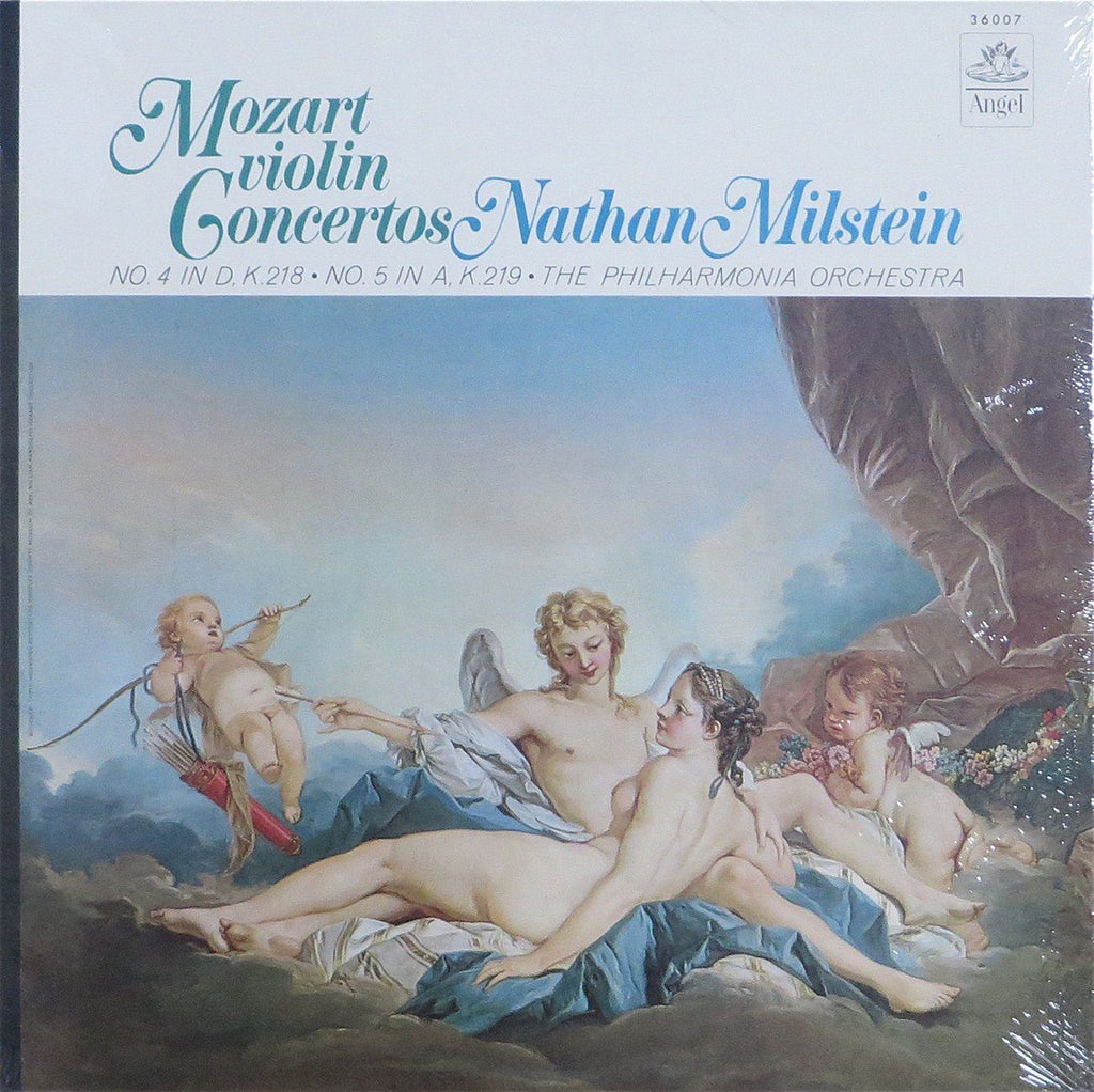 Milstein/Philharmonia: Mozart Violin Concertos Nos. 4 & 5 - Angel 36007 (sealed)